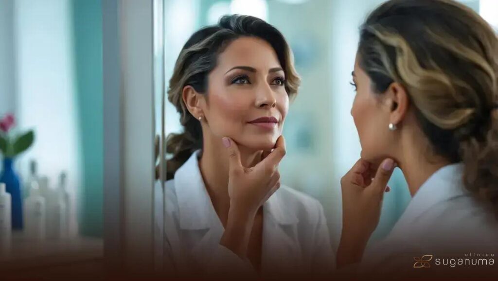 Botox para linhas do queixo em casca de laranja: alisamento sem cirurgia